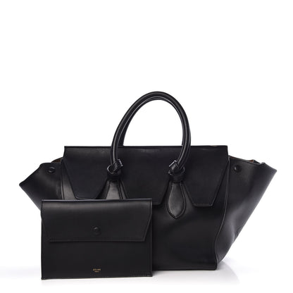 Celine Smooth Calfskin Small Tie Knot Tote Black 1 of 24