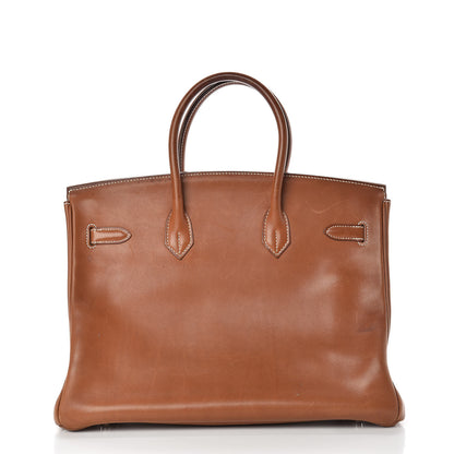 Hermes Natural Barenia Birkin 35 Fauve 4 of 45