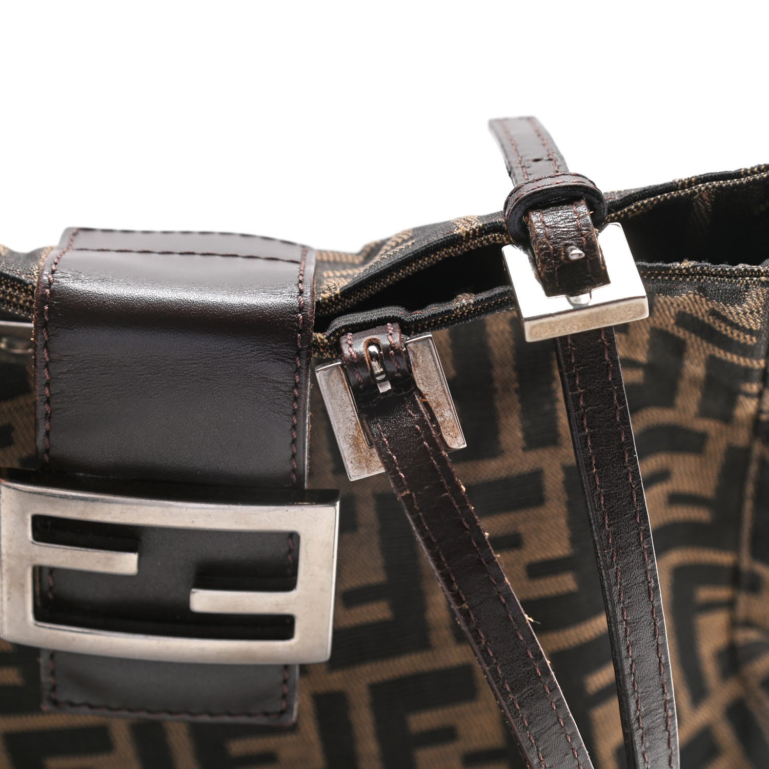 Fendi Zucca Shoulder Bag Tobacco 20 of 22