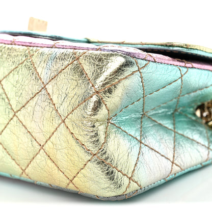 Chanel Metallic Goatskin Quilted Mini 2.55 Reissue Flap Multicolor 10 of 10