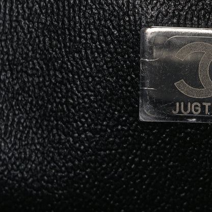 Chanel Metallic Calfskin Quilted Ombre Medium Double Flap Black 7 of 10