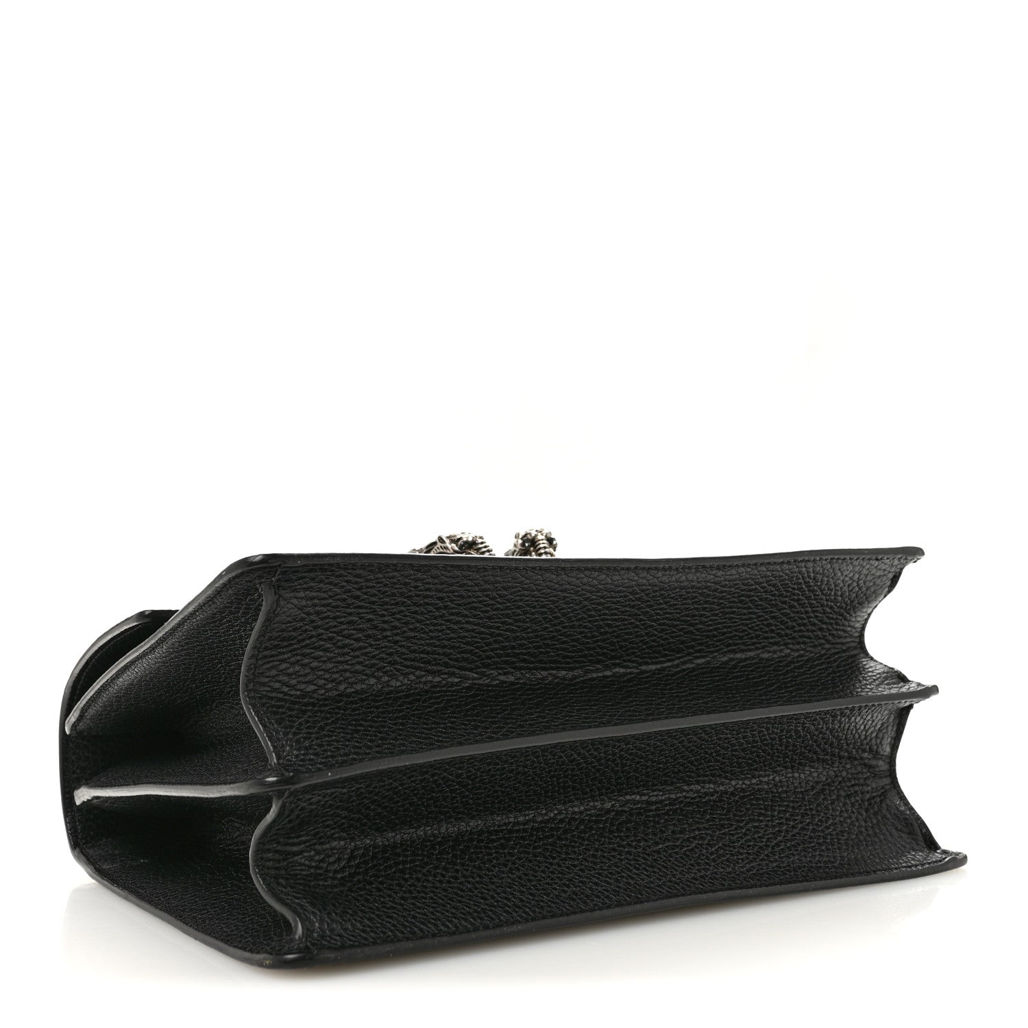 Gucci Dollar Calfskin Crystal Web Medium Dionysus Bamboo Top Handle Bag Black Black Diamond 4 of 11