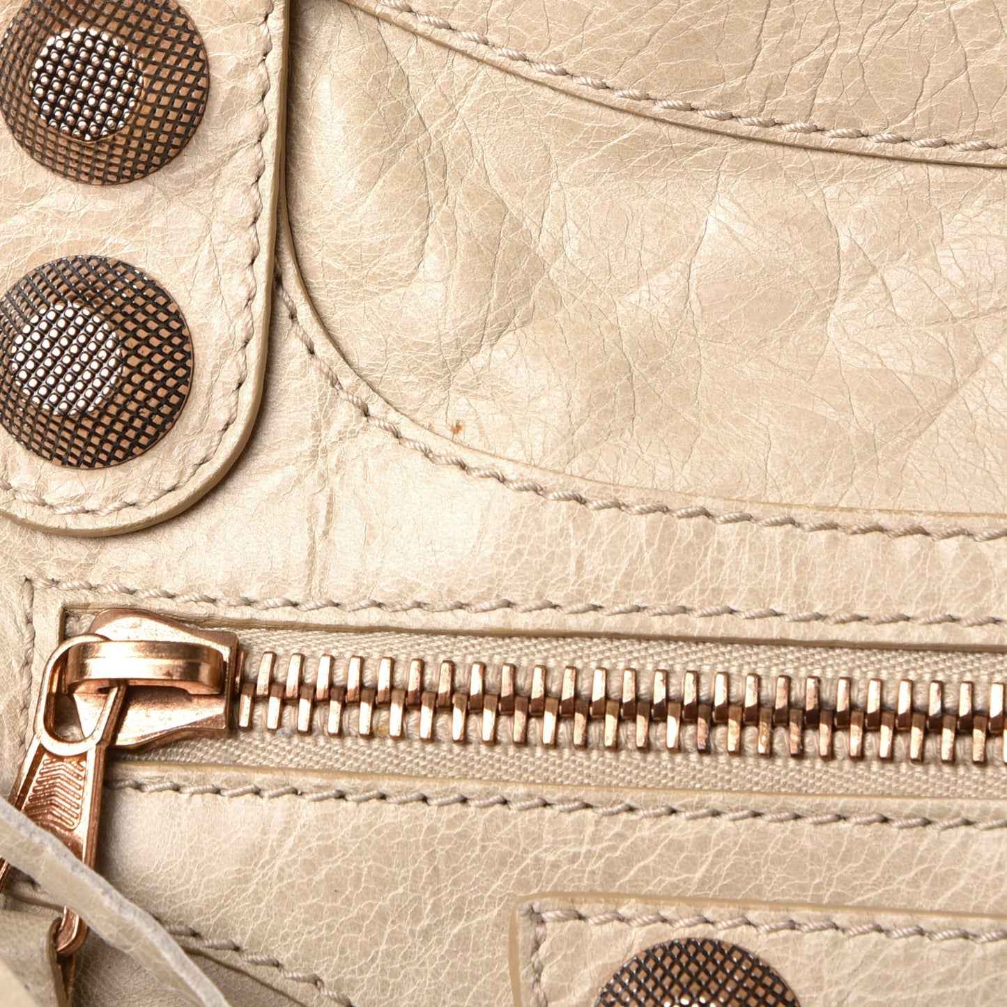 Agneau Giant 21 Rose Gold Hardware Velo Praline