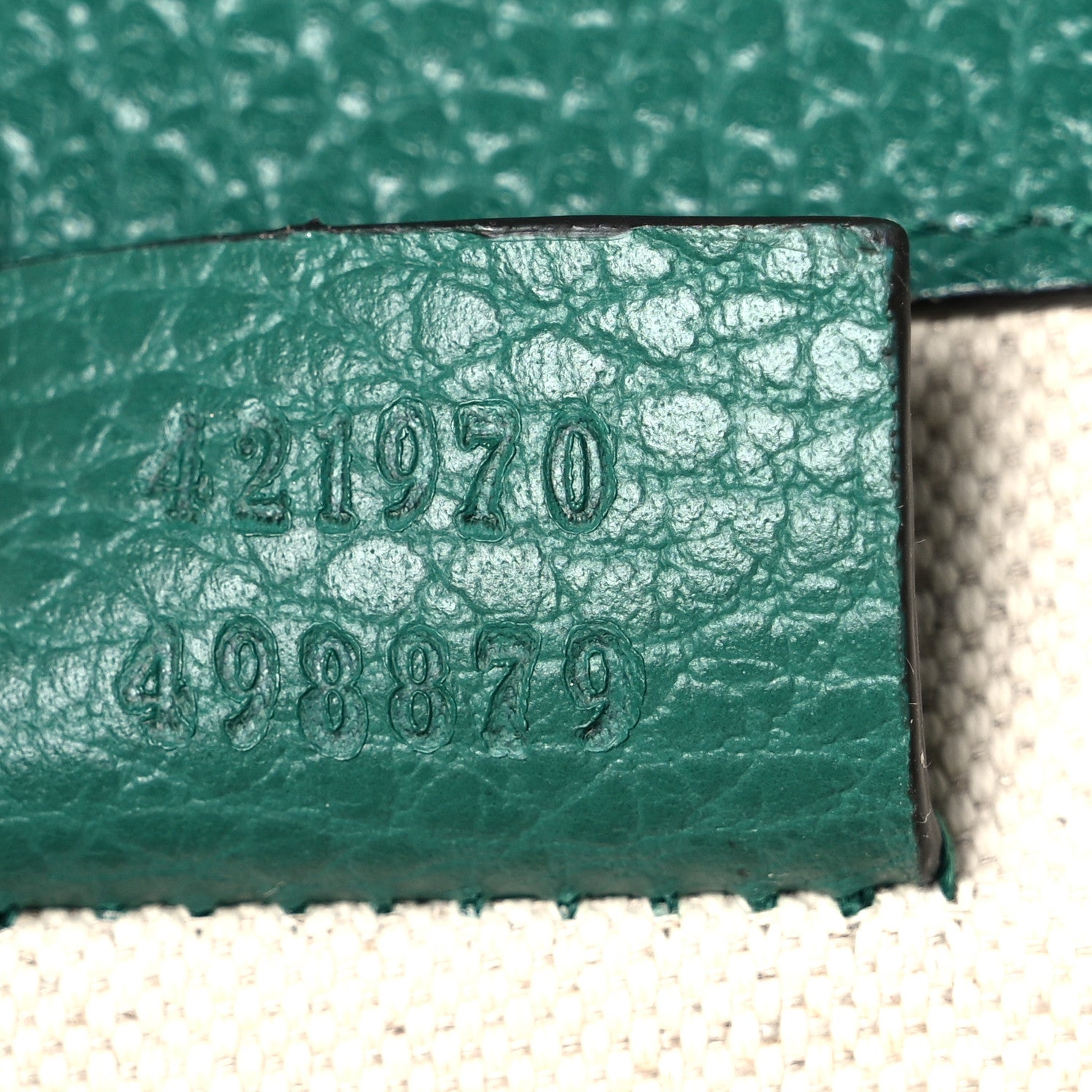 Gucci Calfskin Mini Dionysus Shoulder Bag Emerald 1912639