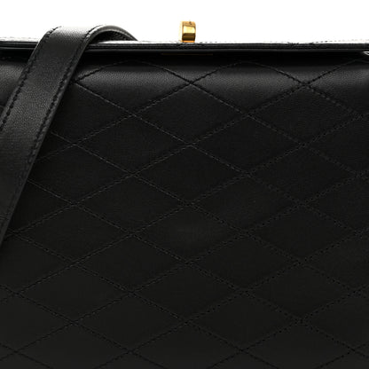 Saint Laurent Lambskin Quilted Mini Square Crossbody Black 8 of 10