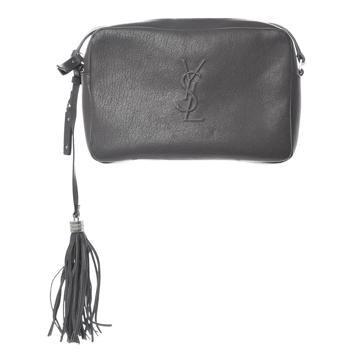 Saint Laurent Lambskin Monogram Small Lou Camera Bag Asphalt 1 of 9