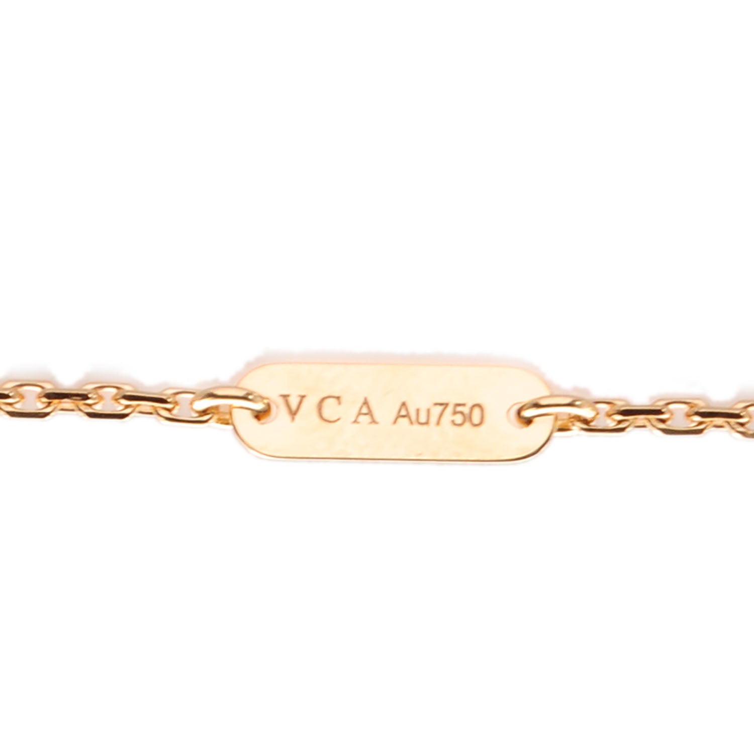 Van Cleef & Arpels 18K Yellow Gold Turquoise Vintage Alhambra Pendant Necklace 3 of 5