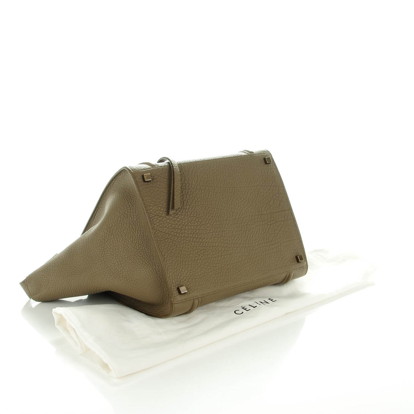 Bullhide Calfskin Medium Phantom Luggage Taupe