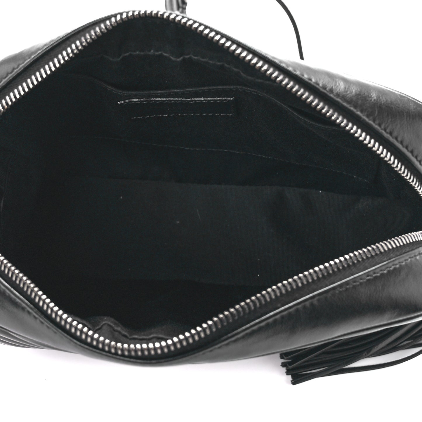 Calfskin Matelasse Monogram Lou Camera Bag Black