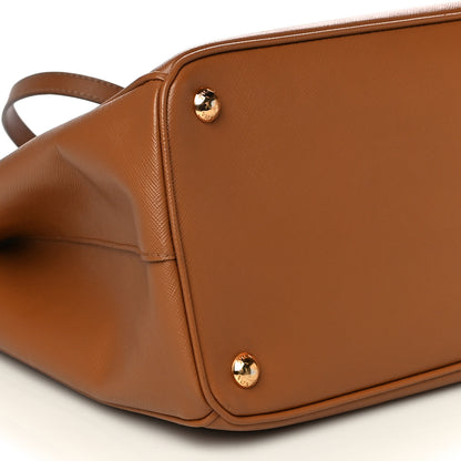 Prada Saffiano Medium Galleria Double Zip Tote Caramel 13 of 15
