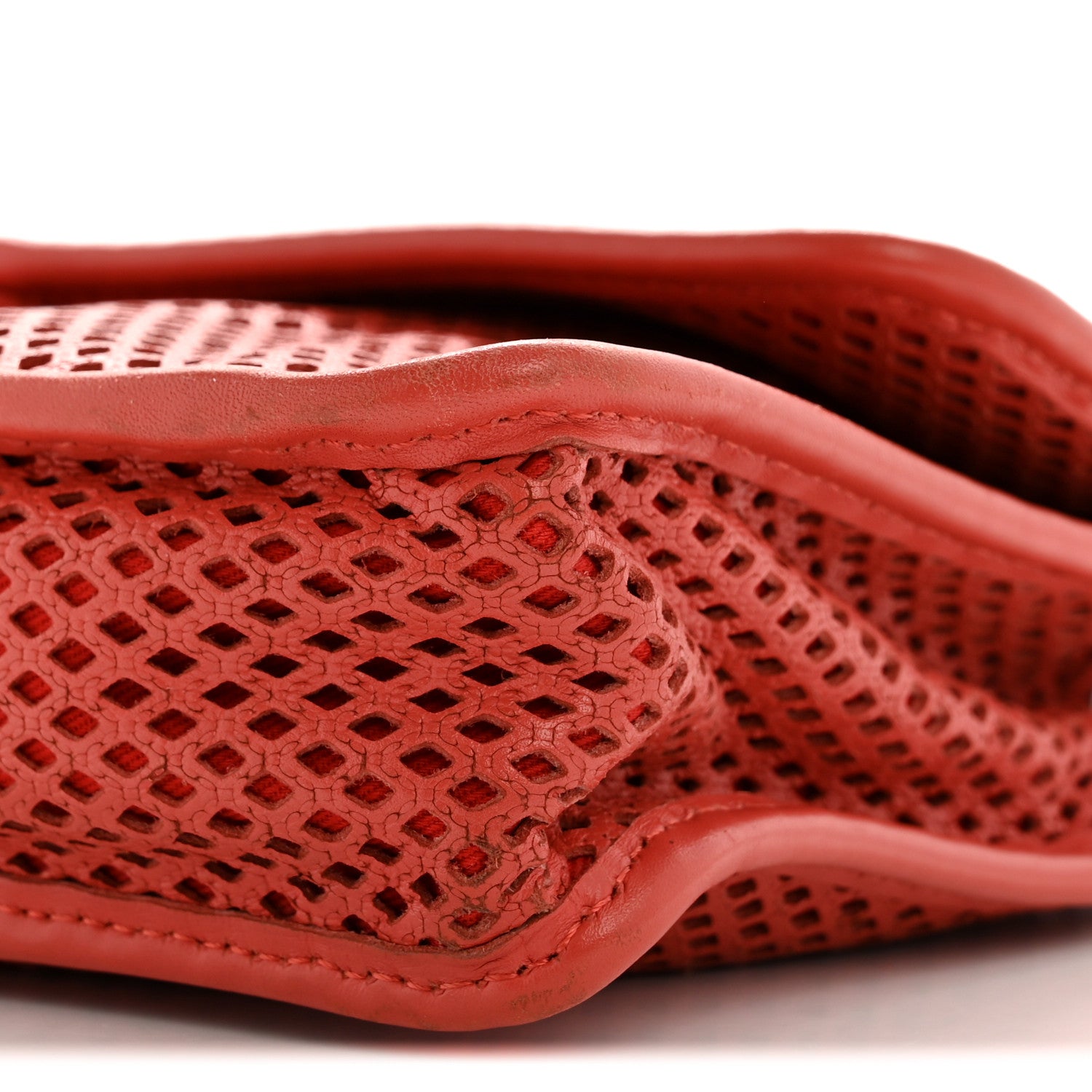 Chanel Perforated Calfskin Large Up In The Air Flap Red 10 of 14