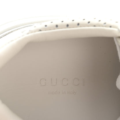 Gucci Calfskin GG Tennis Embossed Perforated Womens Platform 55mm Sneakers 37 Great White 8 of 11