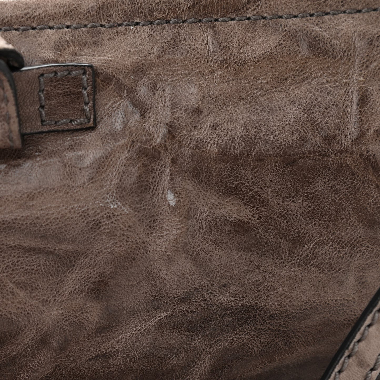 Tumbled Sheepskin Mini Pandora Charcoal