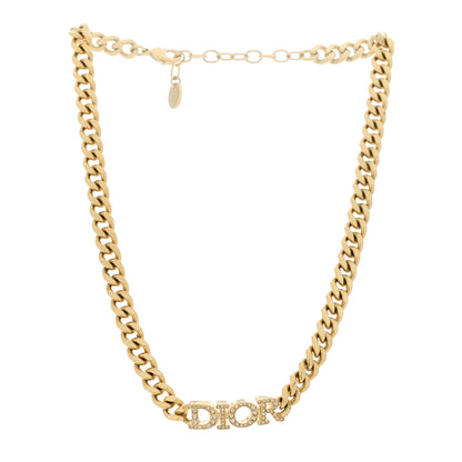 Christian Dior Metal Crystal Dio(r)evolution Choker Gold 3 of 6