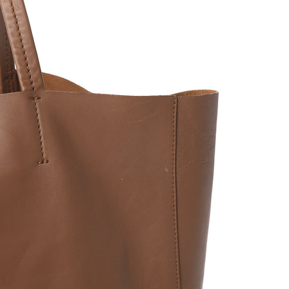 Celine Lambskin Vertical Cabas Beige Brown 11 of 21