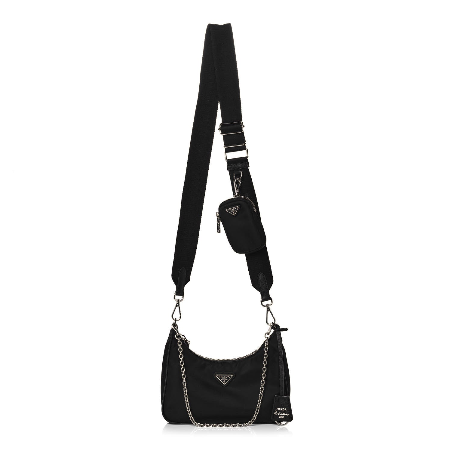 Prada Nylon Re-Edition 2005 Shoulder Bag Black 1 of 17