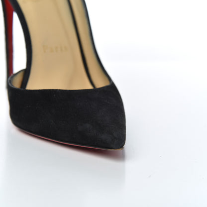 Christian Louboutin Veau Velours Iriza 100 Pumps 38 Black 16 of 22