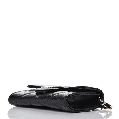 Chanel Caviar Quilted Flap Classic Belt Bag Black 8 of 9