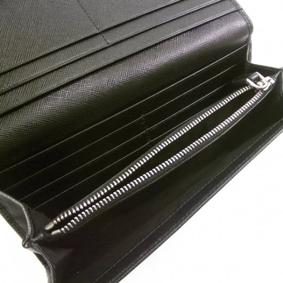 Saffiano Calf Leather Flap Wallet