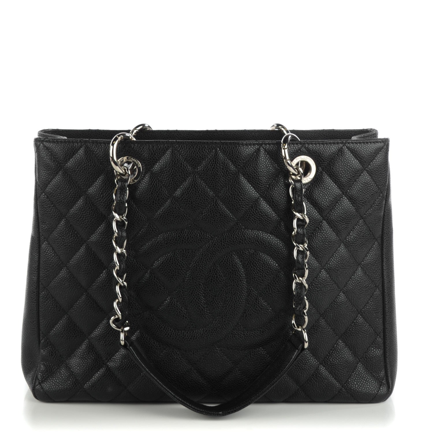 Chanel Caviar Quilted Grand Shopping Tote GST Black 1 of 7