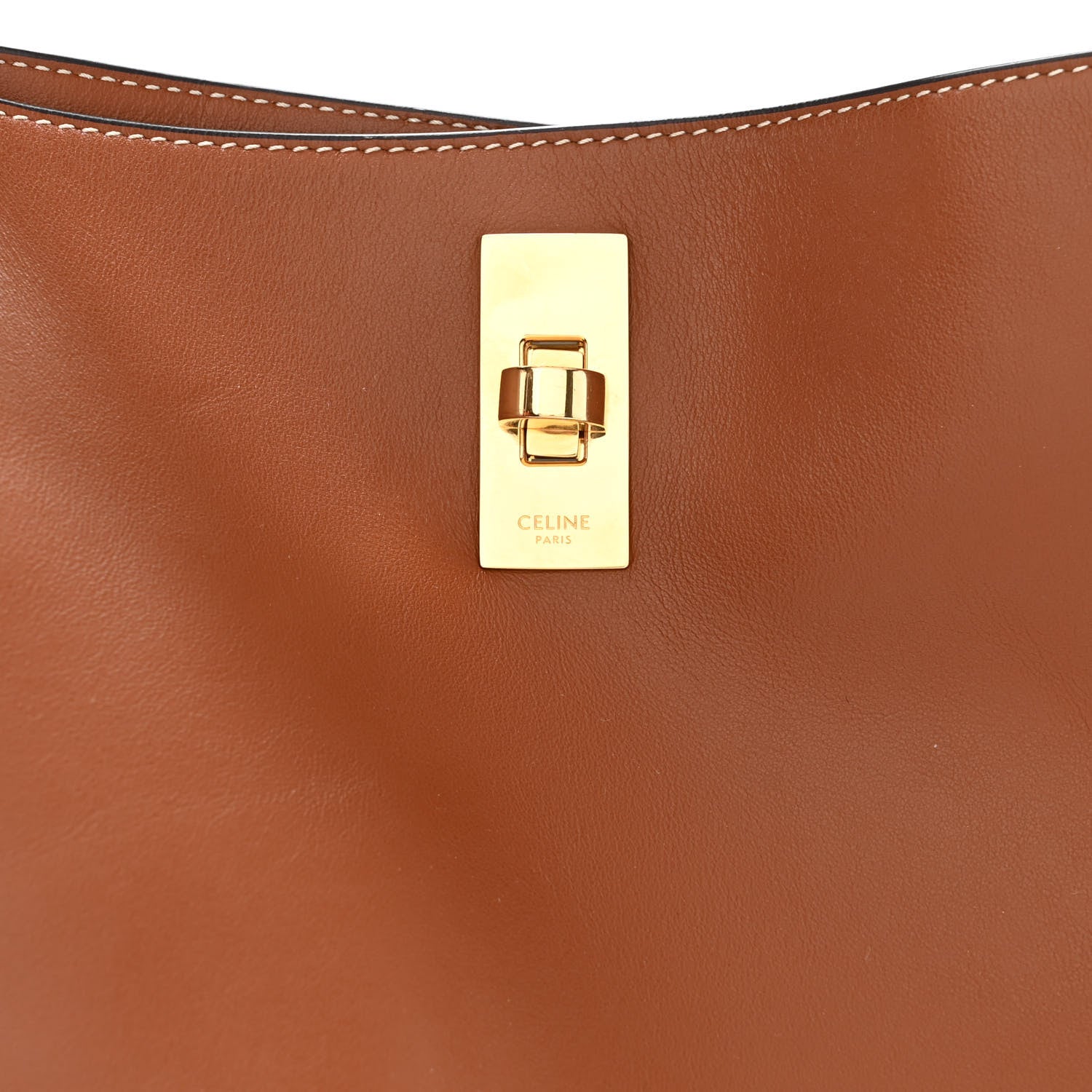 Celine Smooth Calfskin Bucket 16 Bag Tan 10 of 12