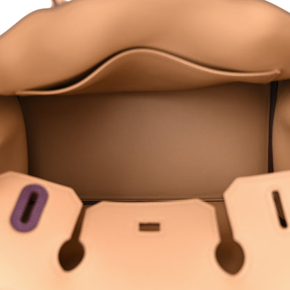 Hermes Swift Colormatic Birkin 30 Chai Lime Bleu Brume Cassis Nata 4 of 10