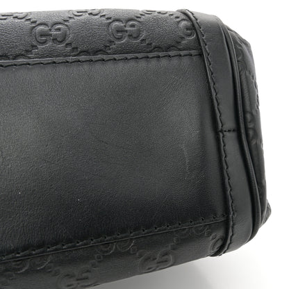 Gucci Guccissima Small Scarlett Studded Interlocking G Hobo Black 12 of 15
