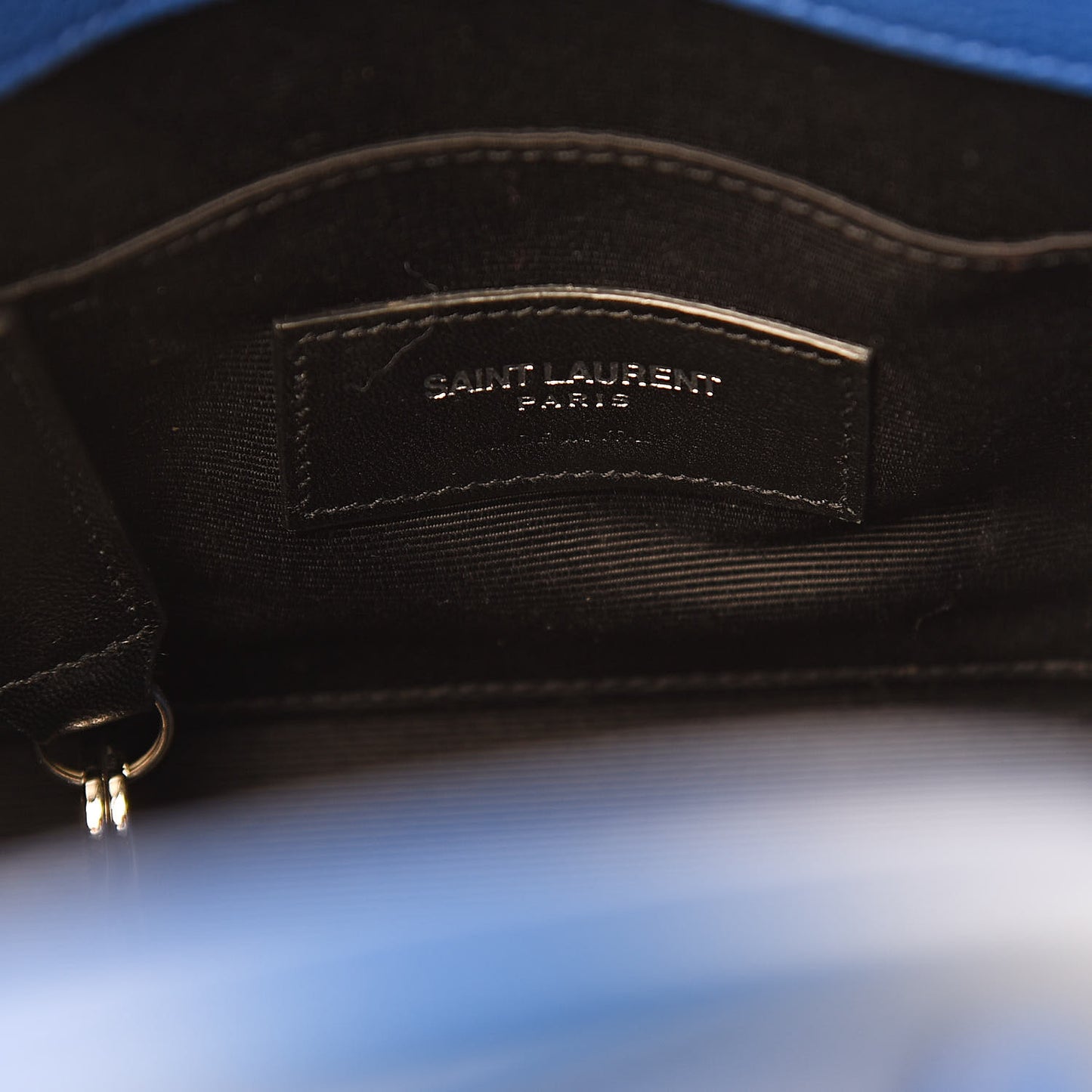 Grained Calfskin Nano Sac De Jour Royal Blue