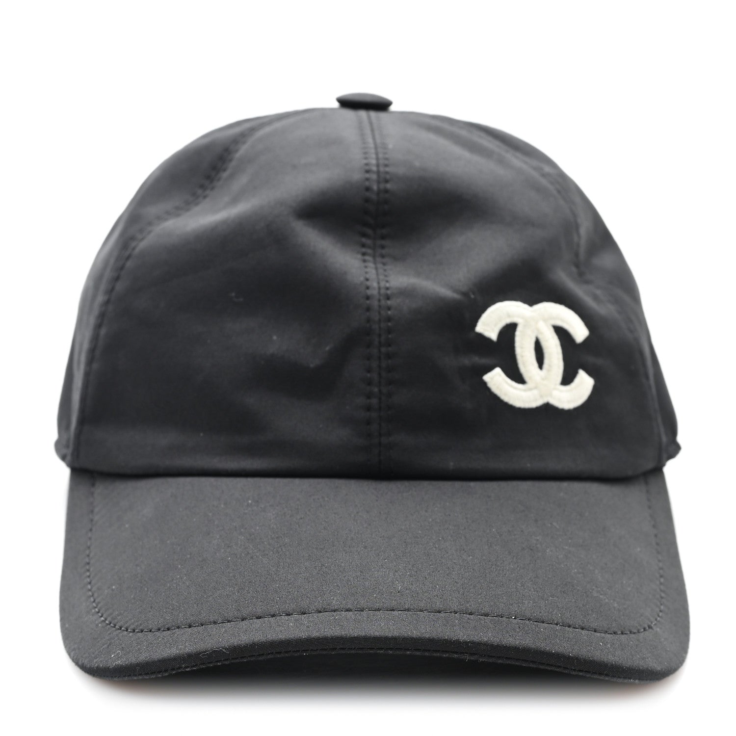 Chanel Cotton CC Cap Hat Black 3 of 8