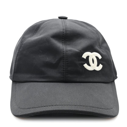 Chanel Cotton CC Cap Hat Black 3 of 8