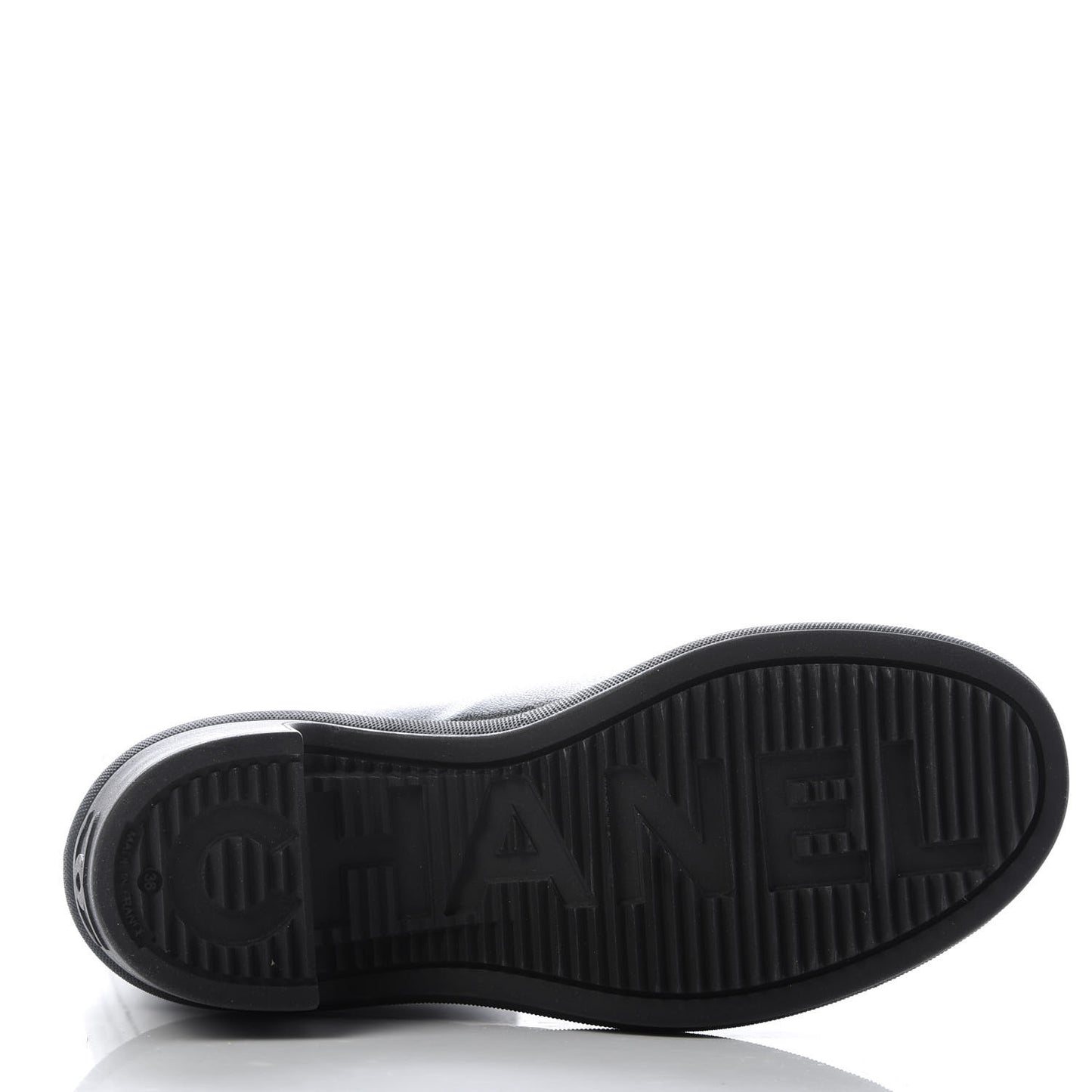 Rubber Logo Rain Boots 36 Black White