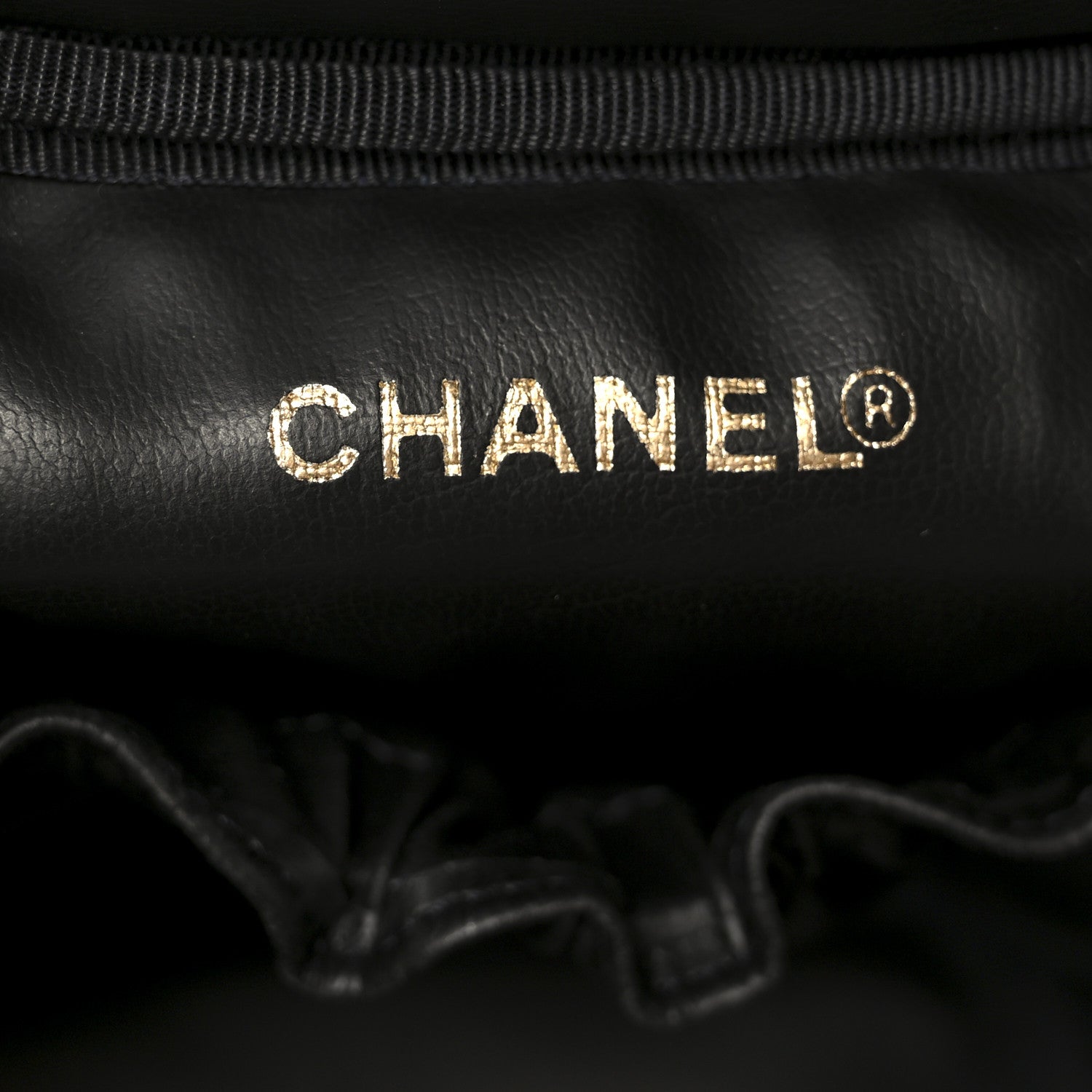 Chanel Caviar Vanity Cosmetic Case Black 6 of 11