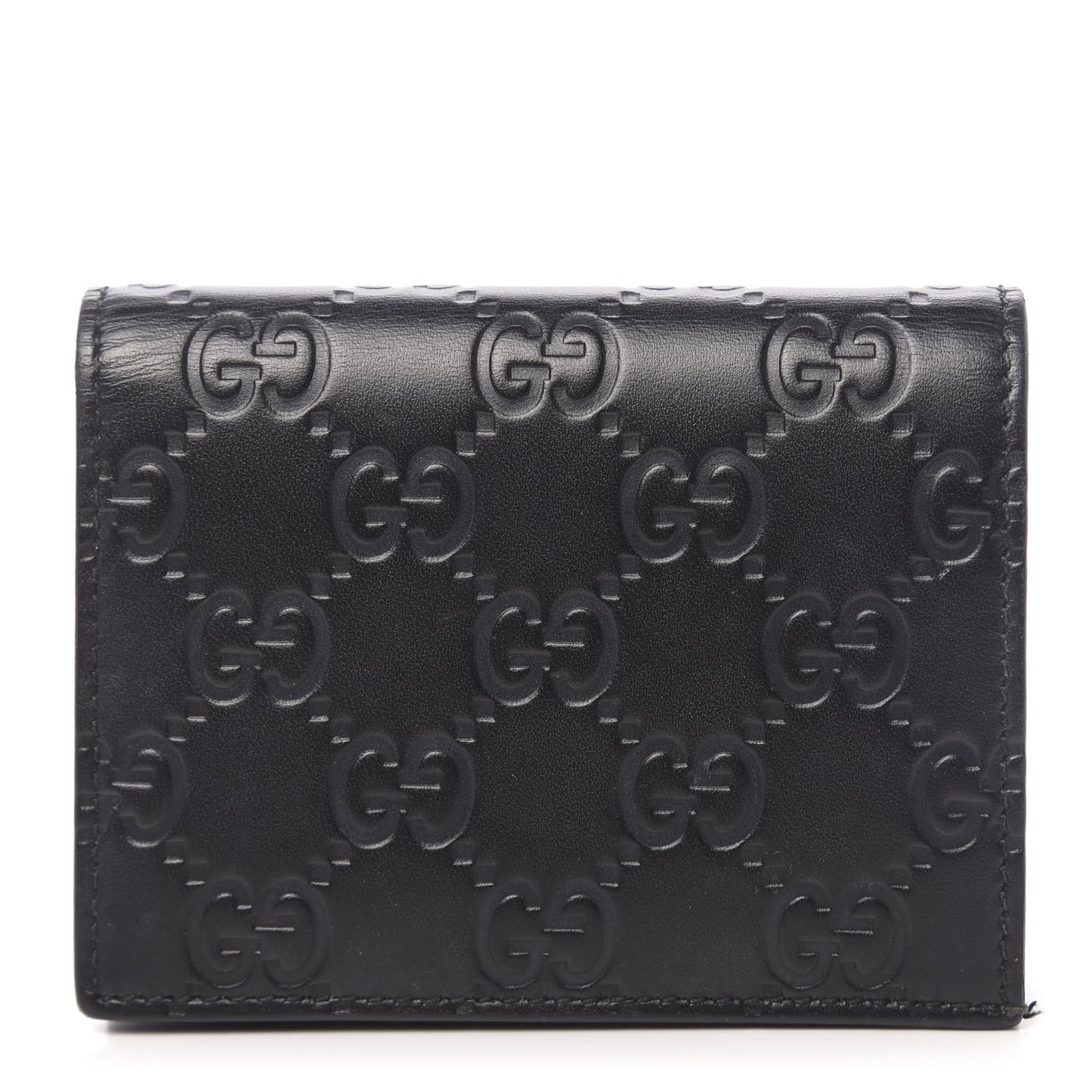 Guccissima Card Case Wallet Black