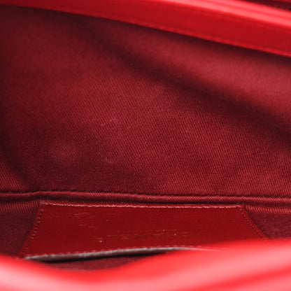 Chanel Lambskin Quilted Medium Just Mademoiselle Red 6 of 11