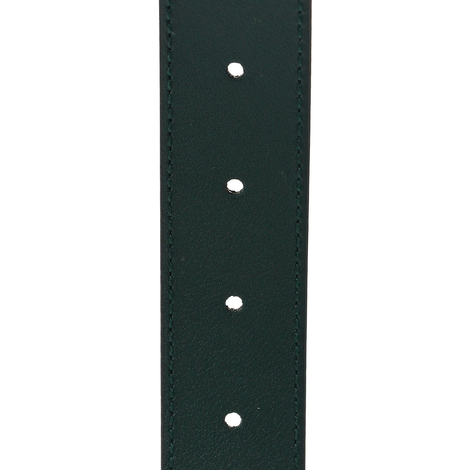 Gucci Plutone Calfskin Double G 30mm Belt 85 34 Verde 5 of 6