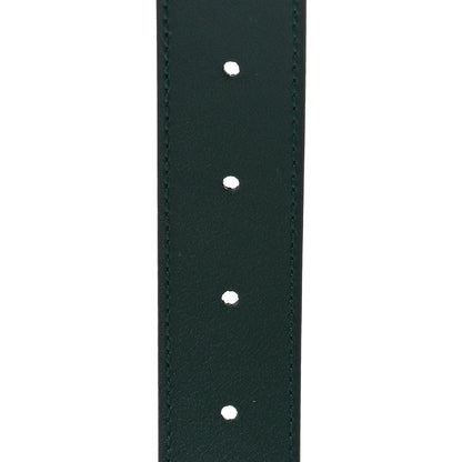 Gucci Plutone Calfskin Double G 30mm Belt 85 34 Verde 5 of 6
