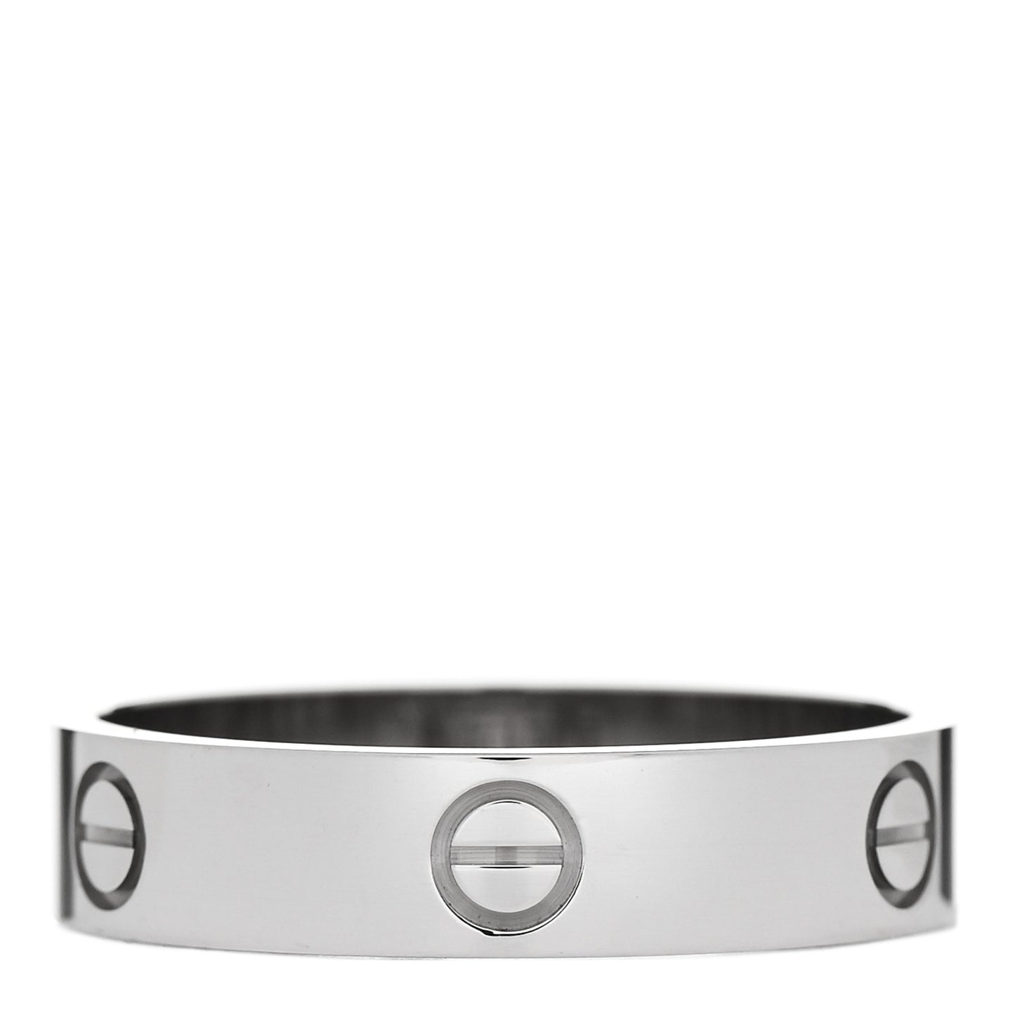 18K White Gold 5.5mm LOVE Ring 69 12.75