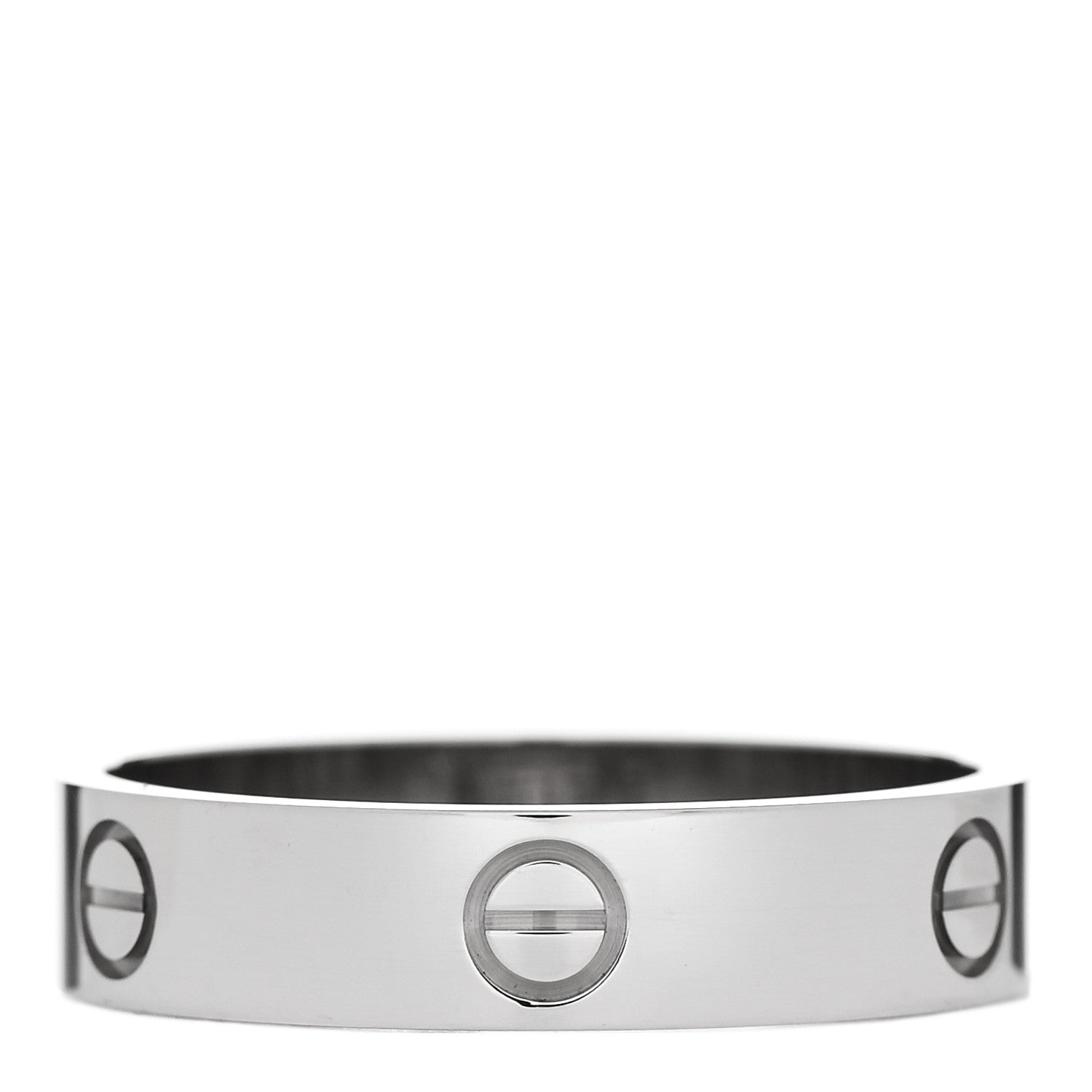 Cartier 18K White Gold 5.5mm LOVE Ring 69 12.75 3 of 5