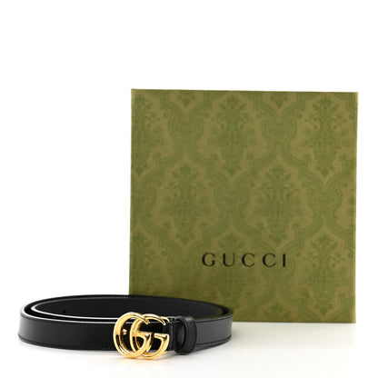 Gucci Calfskin Double G 20mm Belt 85 34 Black 7 of 7