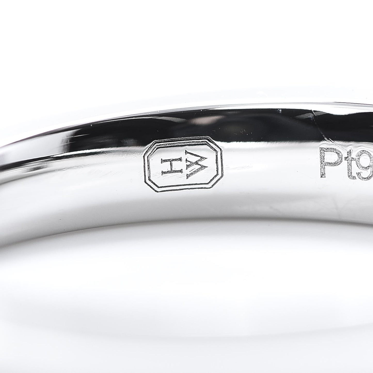 Platinum Diamond Single Baguette Wedding Band Ring 55 7.25