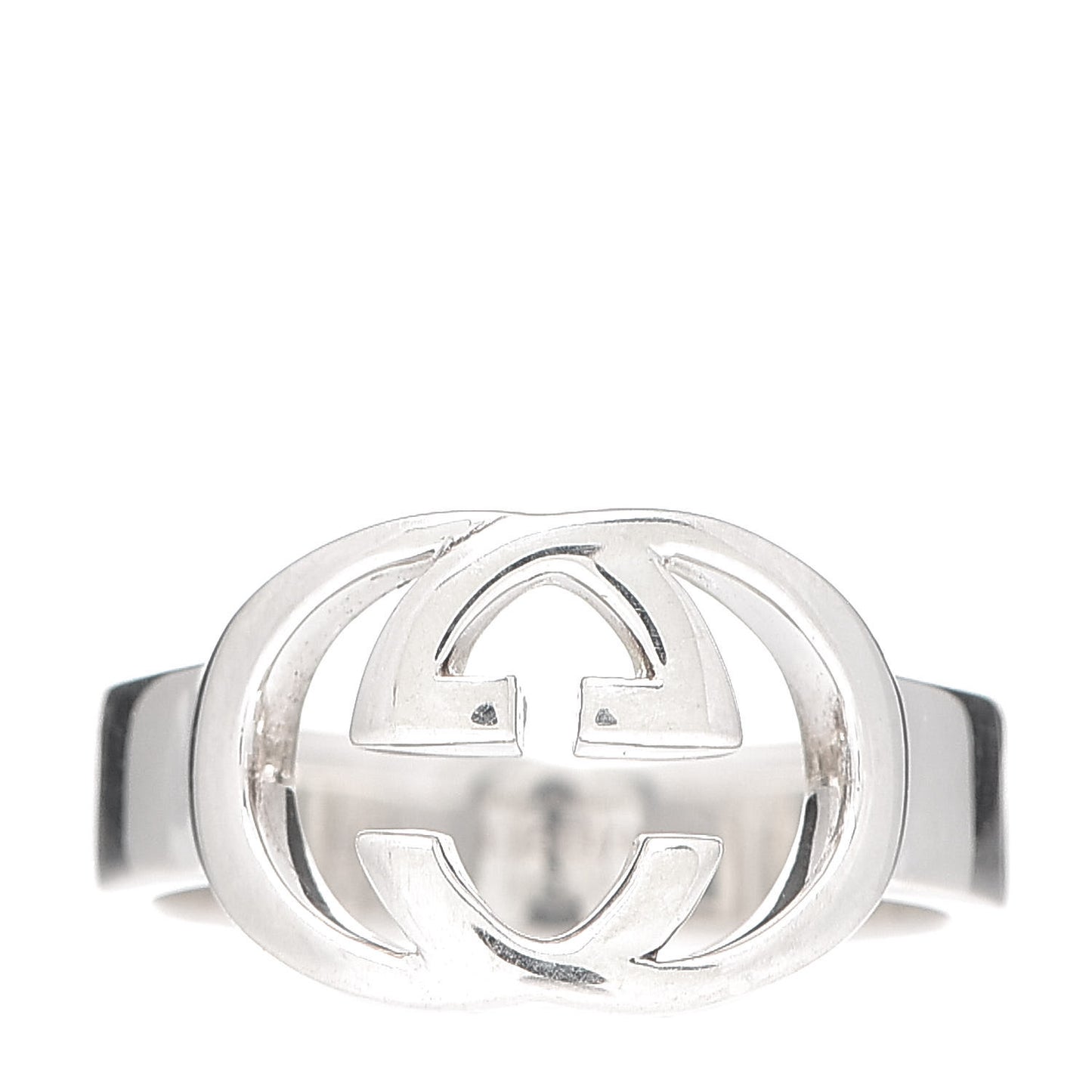 Sterling Silver Interlocking G Ring 53 6.25