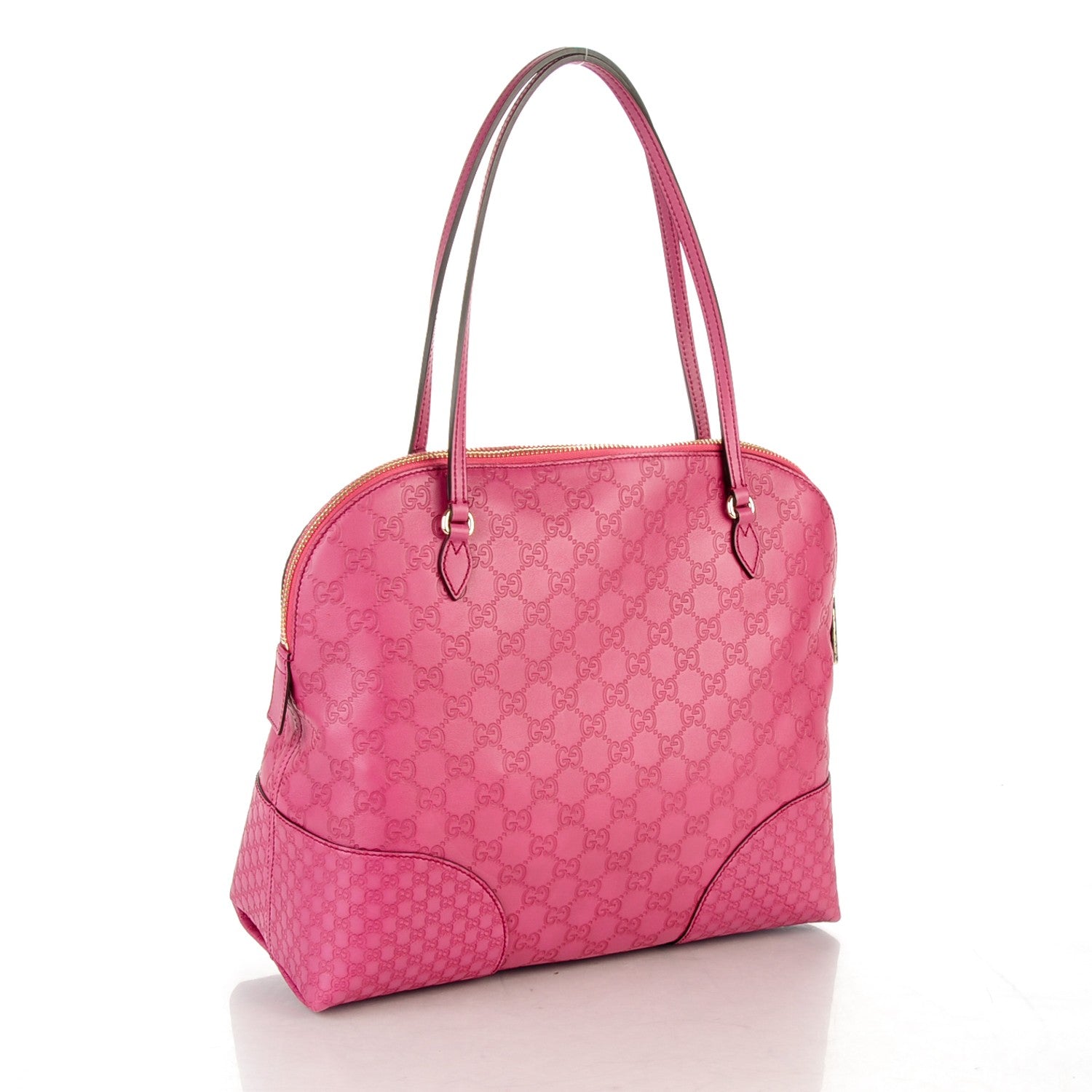 Gucci Guccissima Signature Medium Bree Shoulder Bag Peonia Flower 3 of 7