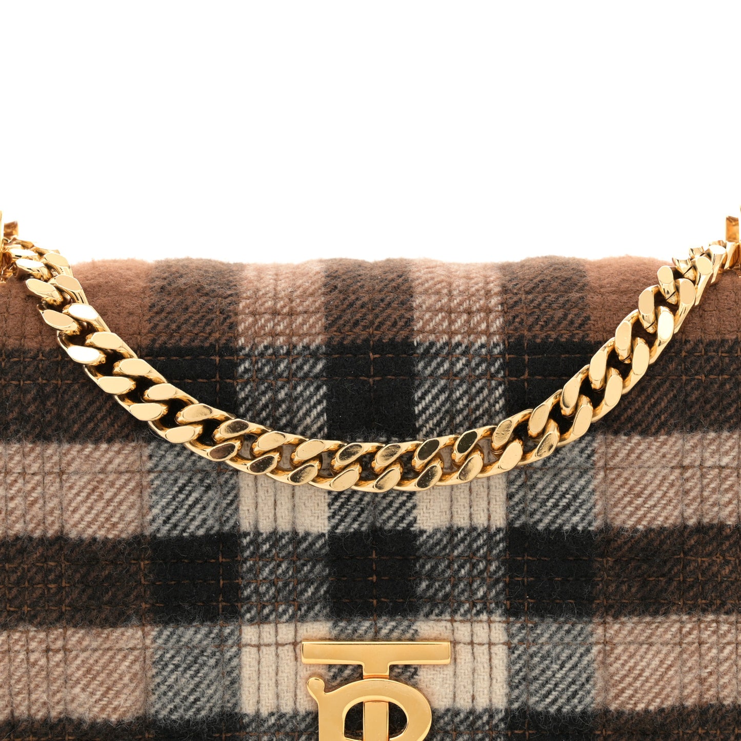 Check Cashmere Small Lola Bag Black