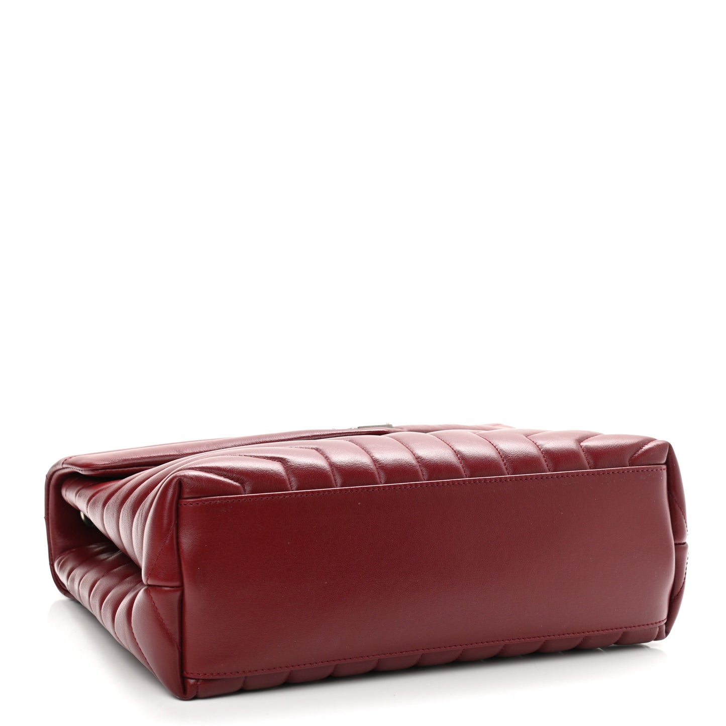 Calfskin Y Quilted Monogram Medium Loulou Chain Satchel Palissandre