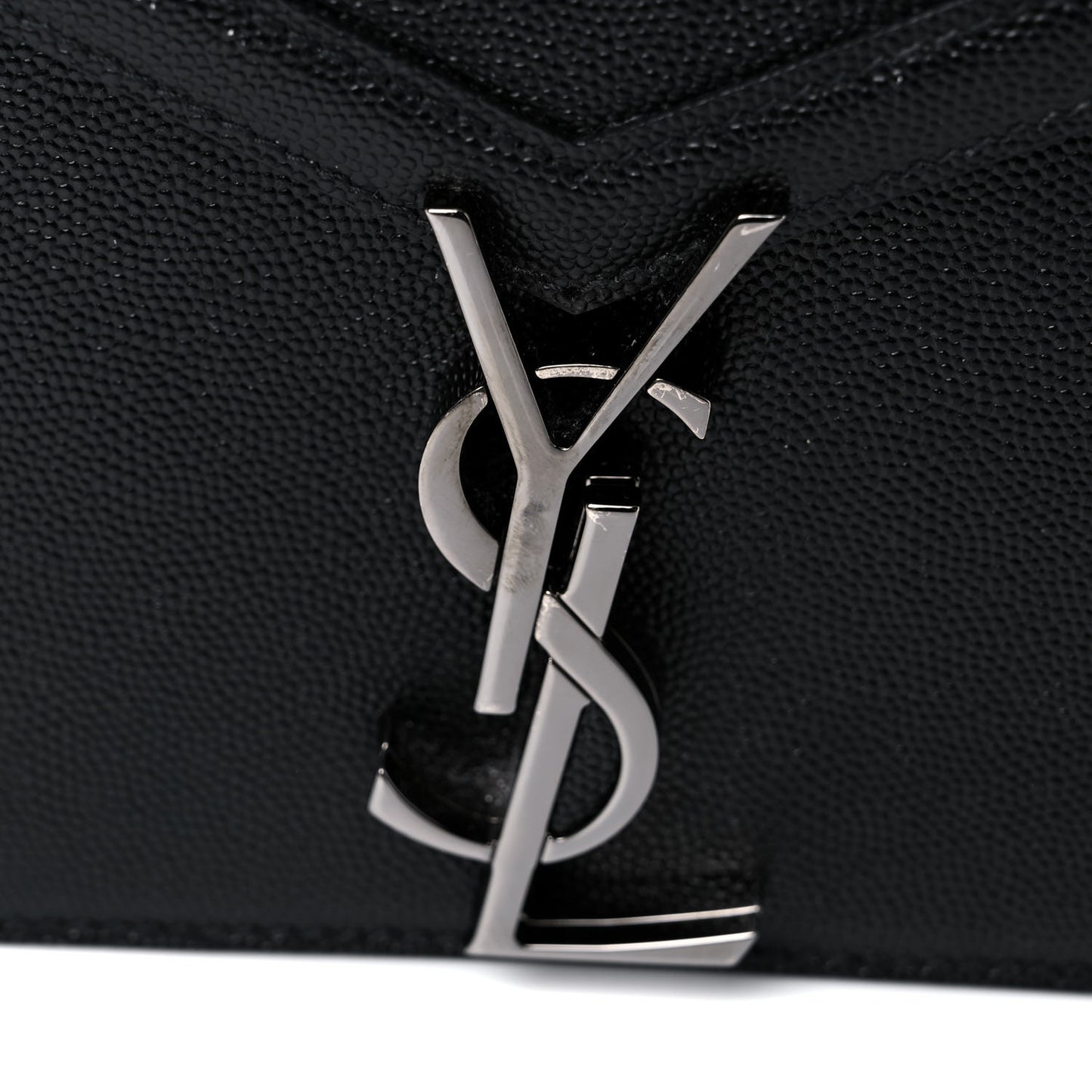 Grain De Poudre Monogram Cassandra Clasp Bag Black