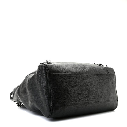 Balenciaga Chevre Silver Metallic Edge Hardware Velo Black 7 of 11