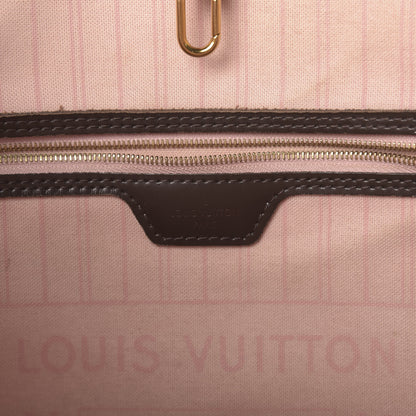 Louis Vuitton Damier Ebene Neo Neverfull MM Rose Ballerine 7 of 20