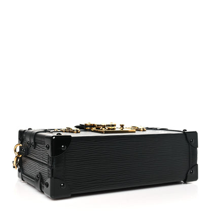 Louis Vuitton Epi Petite Malle Black 4 of 10