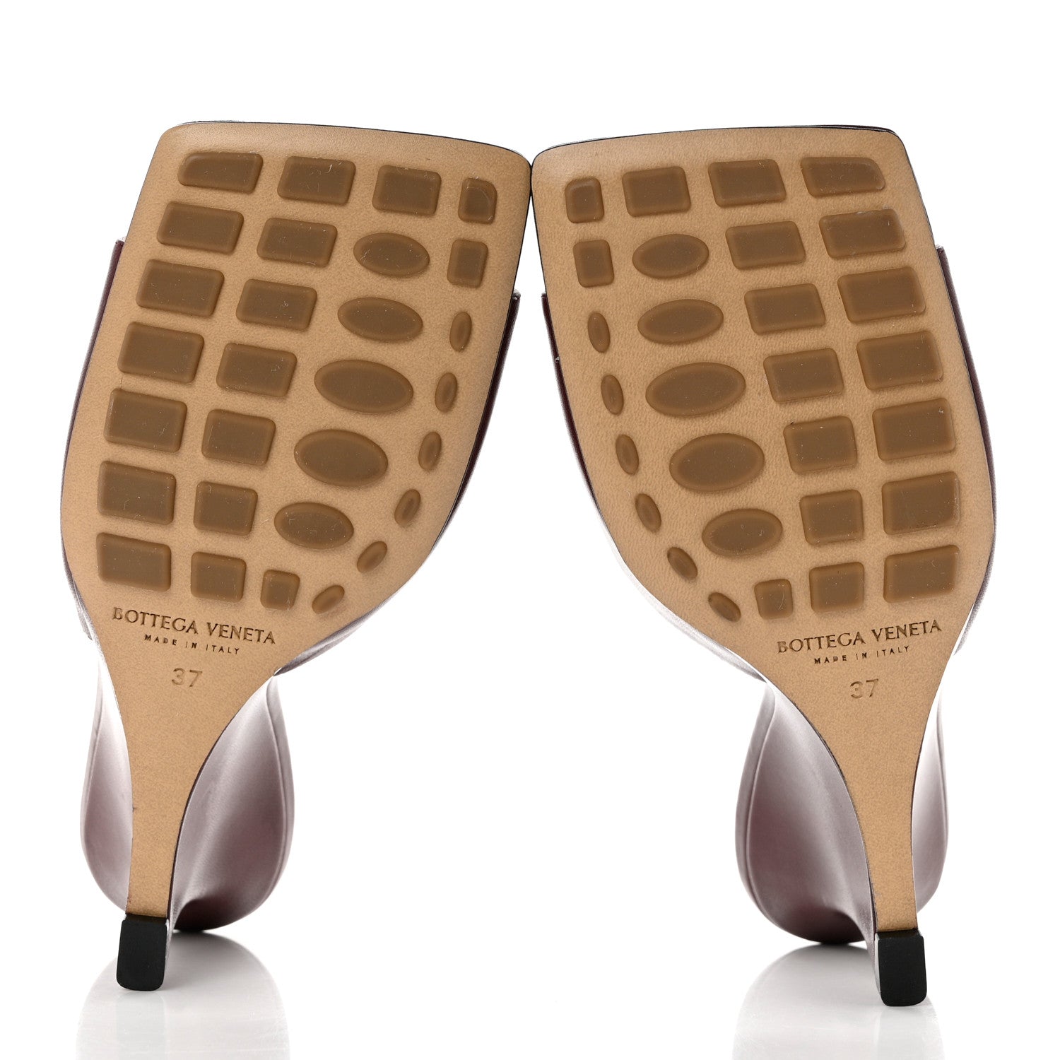 Bottega Veneta Lambskin Stretch Wedge 90mm Sandals 37 Brown 5 of 8