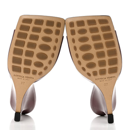 Bottega Veneta Lambskin Stretch Wedge 90mm Sandals 37 Brown 5 of 8